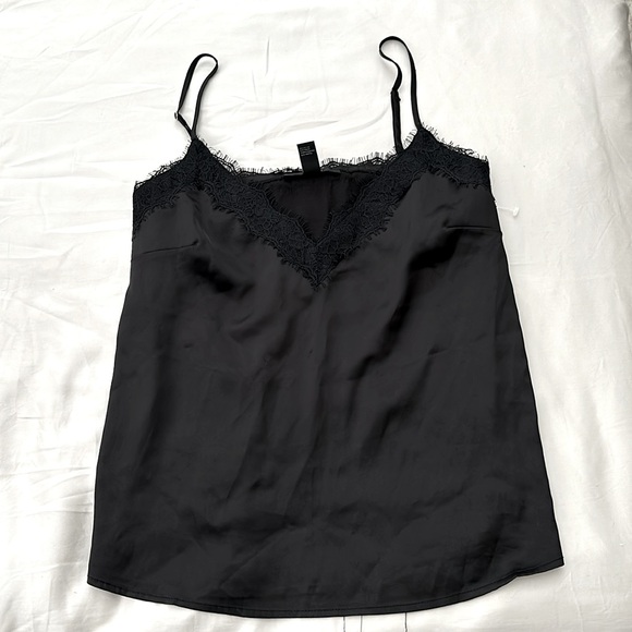 Forever 21 Silky Cami in black Small new - Picture 3 of 6